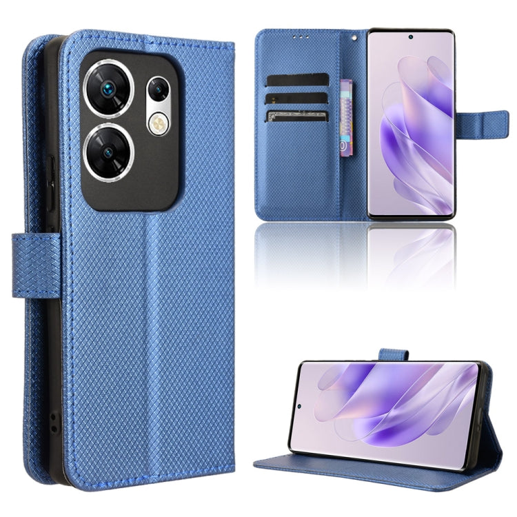 Custodia per telefono in pelle con trama a diamante, For Infinix Smart 8, For Infinix Zero 30 4G, For Infinix Zero 30 5G, For Infinix GT 10 Pro