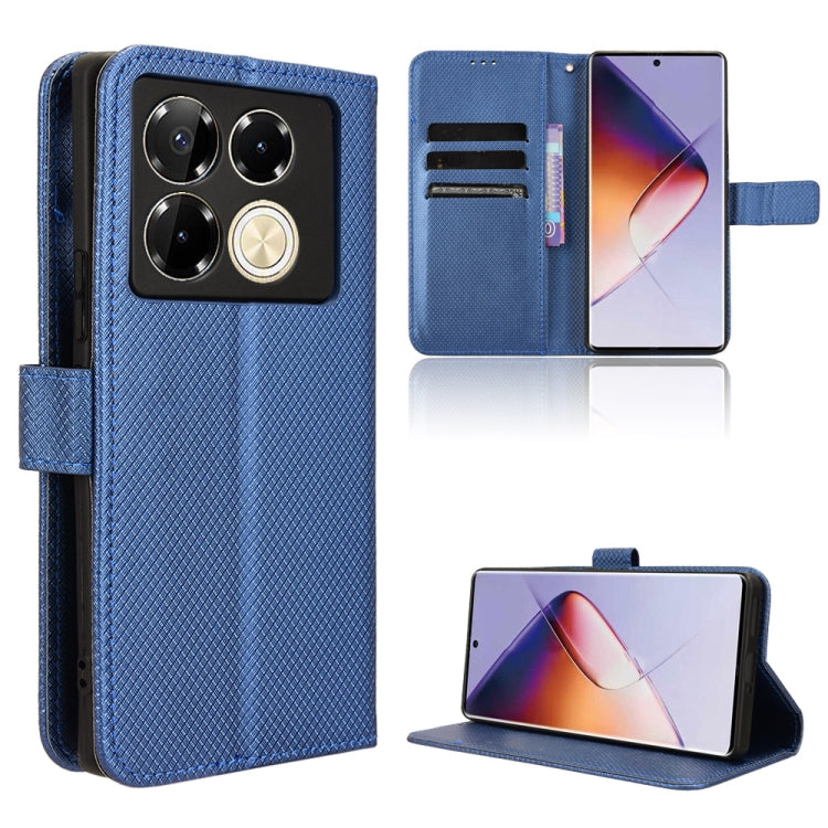 Custodia per telefono in pelle con trama a diamante, For Infinix Note 40X 5G, For Infinix Note 40 5G, For Infinix GT 20 Pro 5G, For Infinix Note 40 Pro 4G