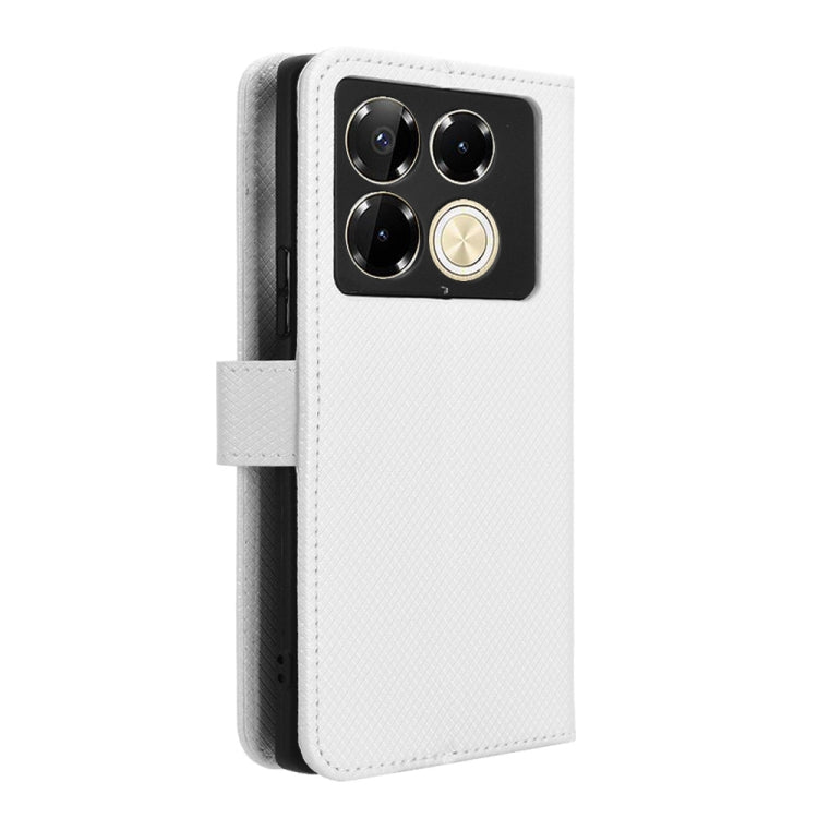 Custodia per telefono in pelle con trama a diamante, For Infinix Note 40 Pro 5G, For Infinix Note 40 4G, For Infinix Hot 40 4G, For Infinix Hot 40i 4G