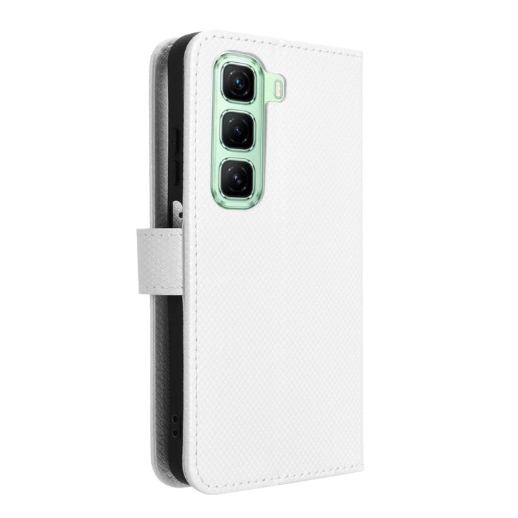 Custodia per telefono in pelle con trama a diamante, For Infinix Hot 50 4G, For Infinix Hot 50 5G, For Infinix Zero 40 5G, For Infinix Zero 40 4G