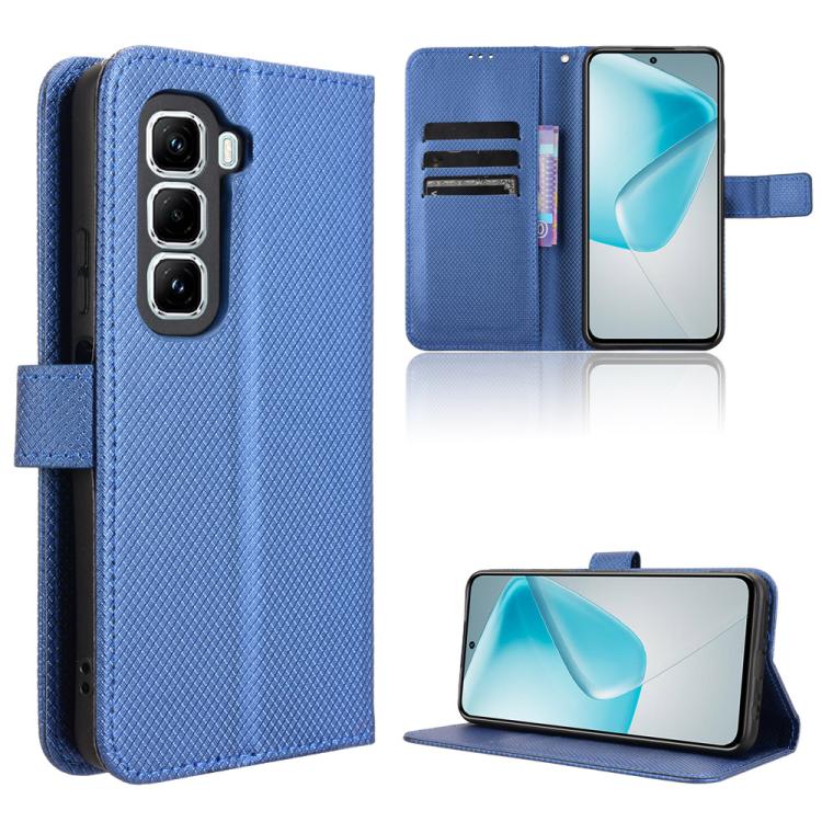 Custodia per telefono in pelle con trama a diamante, For Infinix Note 50 4G / Note 50 Pro 4G, For Infinix Hot 50 Pro 4G, For Infinix Hot 50i 4G / Smart 9 4G, For Infinix Hot 50 Pro+ 4G