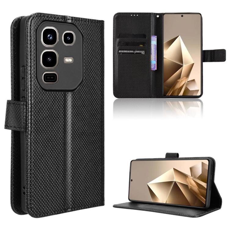 Custodia per telefono in pelle con trama a diamante, For Infinix Note 50 4G / Note 50 Pro 4G, For Infinix Hot 50 Pro 4G, For Infinix Hot 50i 4G / Smart 9 4G, For Infinix Hot 50 Pro+ 4G