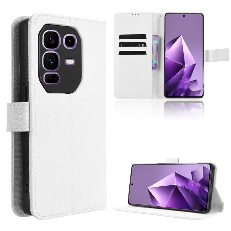 Custodia per telefono in pelle con trama a diamante, For Infinix GT 30 Pro 5G, For Infinix Note 50s 5G, For Infinix Note 50x 5G, For Infinix Note 50 Pro+