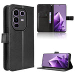 Custodia per telefono in pelle con trama a diamante, For Infinix GT 30 Pro 5G, For Infinix Note 50s 5G, For Infinix Note 50x 5G, For Infinix Note 50 Pro+