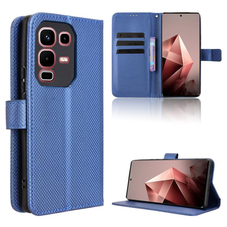 Custodia per telefono in pelle con trama a diamante, For Infinix GT 30 Pro 5G, For Infinix Note 50s 5G, For Infinix Note 50x 5G, For Infinix Note 50 Pro+