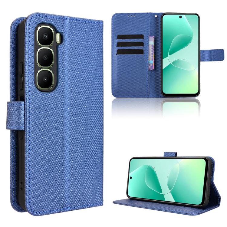 Custodia per telefono in pelle con trama a diamante, For Infinix Smart 20 4G, For Infinix Note 60 / 60 Pro 5G, For Infinix Hot 60i 5G / Tecno Spark Go 5G, For Infinix Hot 60i 4G / Hot 60 5G