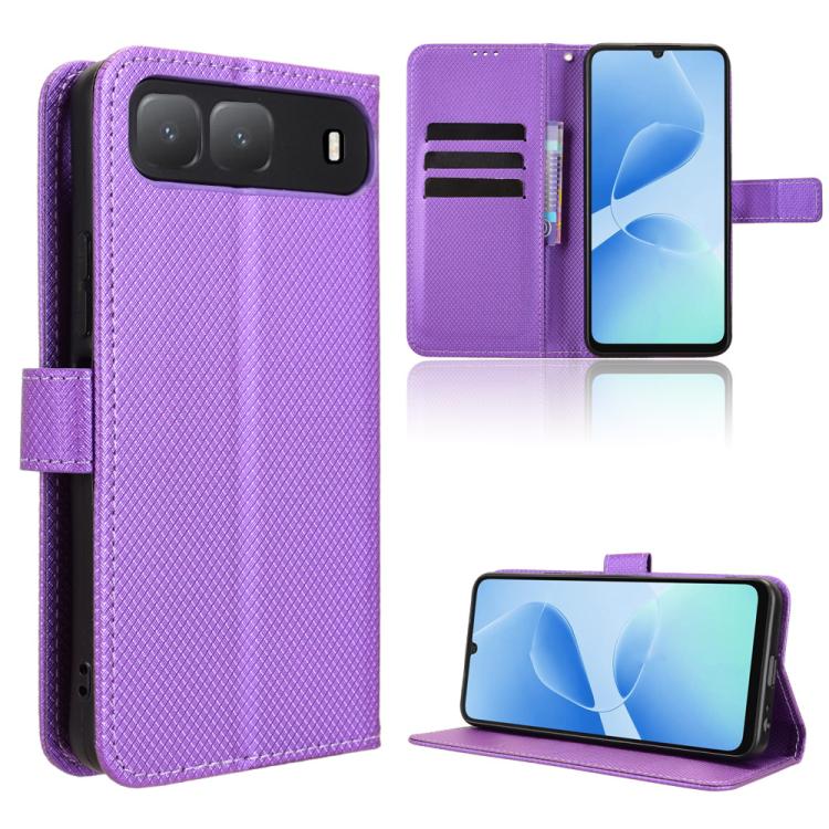 Custodia per telefono in pelle con trama a diamante, For Infinix Smart 20 4G, For Infinix Note 60 / 60 Pro 5G, For Infinix Hot 60i 5G / Tecno Spark Go 5G, For Infinix Hot 60i 4G / Hot 60 5G