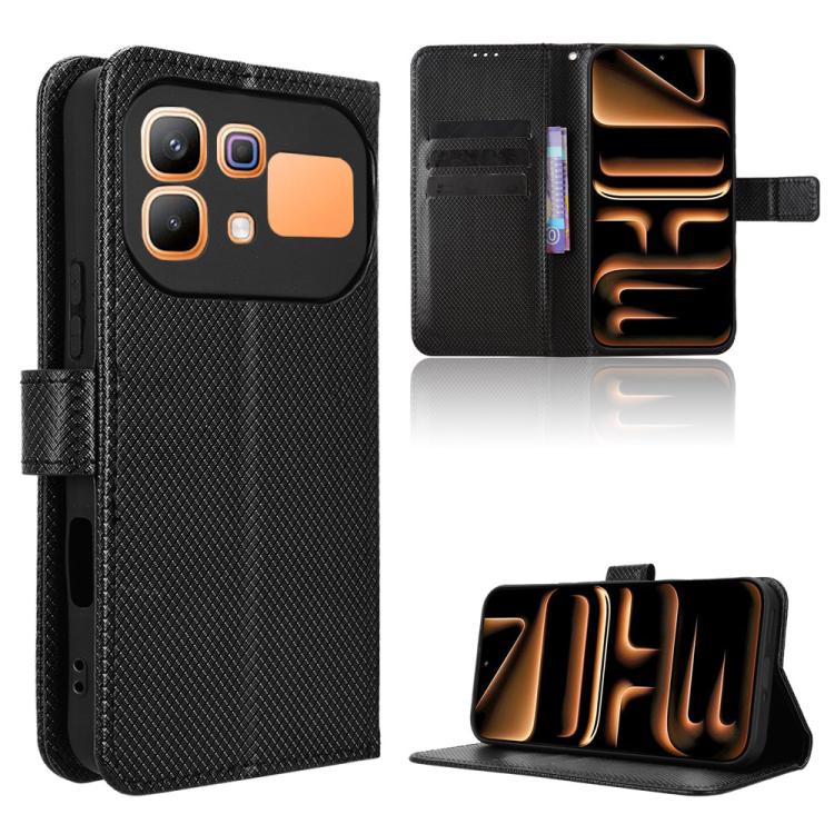 Custodia per telefono in pelle con trama a diamante, For Infinix Smart 20 4G, For Infinix Note 60 / 60 Pro 5G, For Infinix Hot 60i 5G / Tecno Spark Go 5G, For Infinix Hot 60i 4G / Hot 60 5G