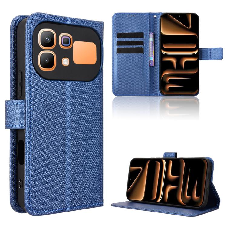 Custodia per telefono in pelle con trama a diamante, For Infinix Smart 20 4G, For Infinix Note 60 / 60 Pro 5G, For Infinix Hot 60i 5G / Tecno Spark Go 5G, For Infinix Hot 60i 4G / Hot 60 5G