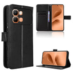 Custodia per telefono in pelle con trama a diamante, For Infinix GT 50 Pro 5G, For Infinix Hot 70 4G, For Infinix Note 60 Ultra 5G, For Infinix Note Edge 5G