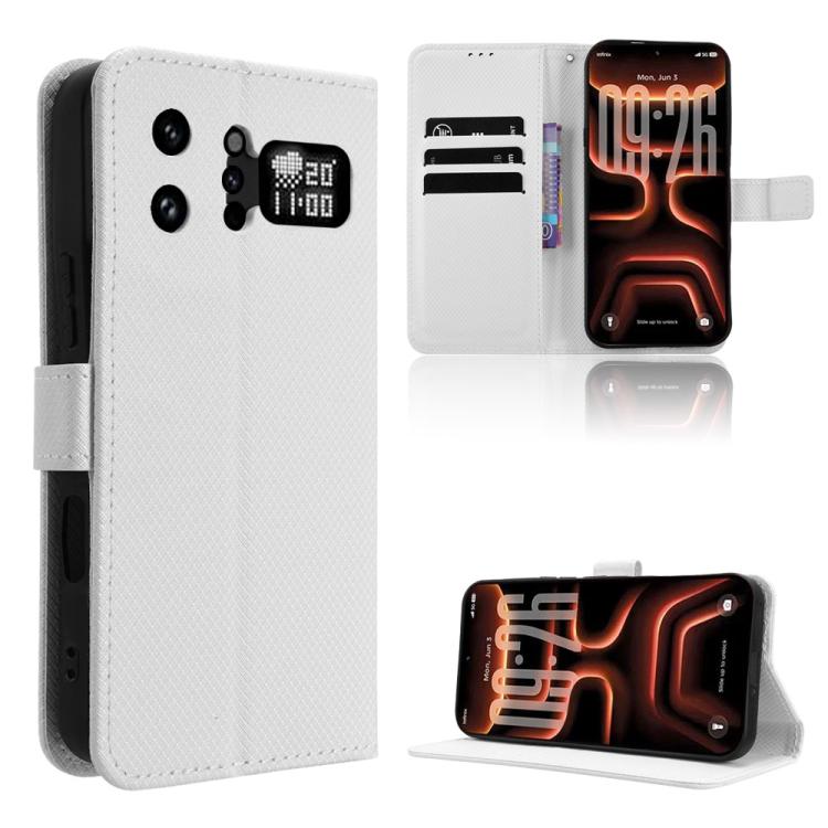 Custodia per telefono in pelle con trama a diamante, For Infinix GT 50 Pro 5G, For Infinix Hot 70 4G, For Infinix Note 60 Ultra 5G, For Infinix Note Edge 5G