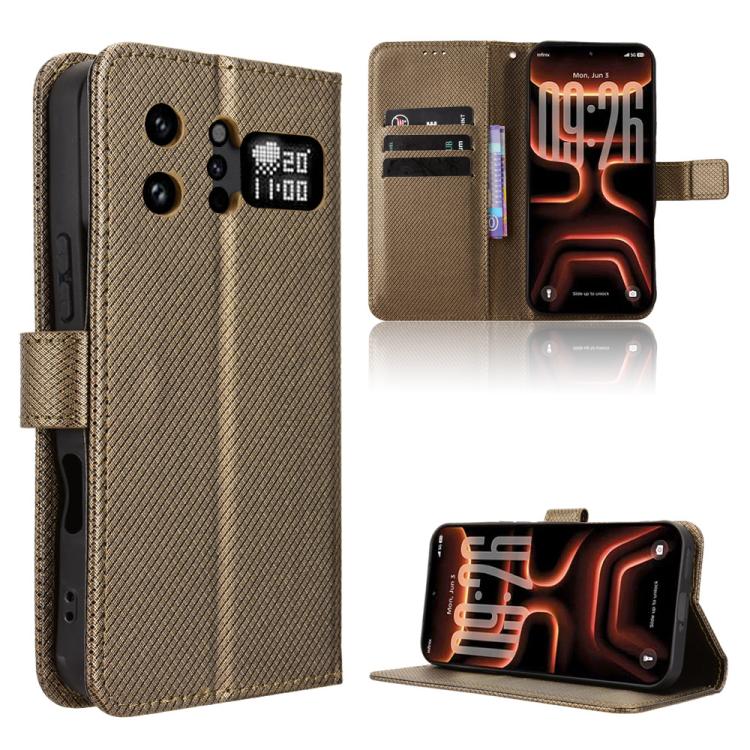 Custodia per telefono in pelle con trama a diamante, For Infinix GT 50 Pro 5G, For Infinix Hot 70 4G, For Infinix Note 60 Ultra 5G, For Infinix Note Edge 5G