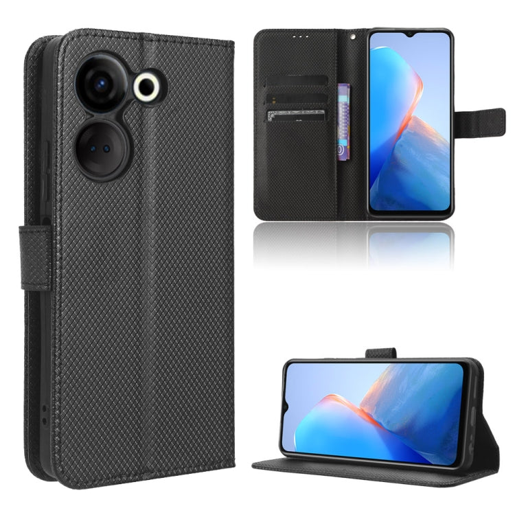Custodia per telefono in pelle con trama a diamante, For Tecno Camon 20 Premier 5G, For Tecno Camon 20 Pro 5G, For Tecno Camon 20 Pro