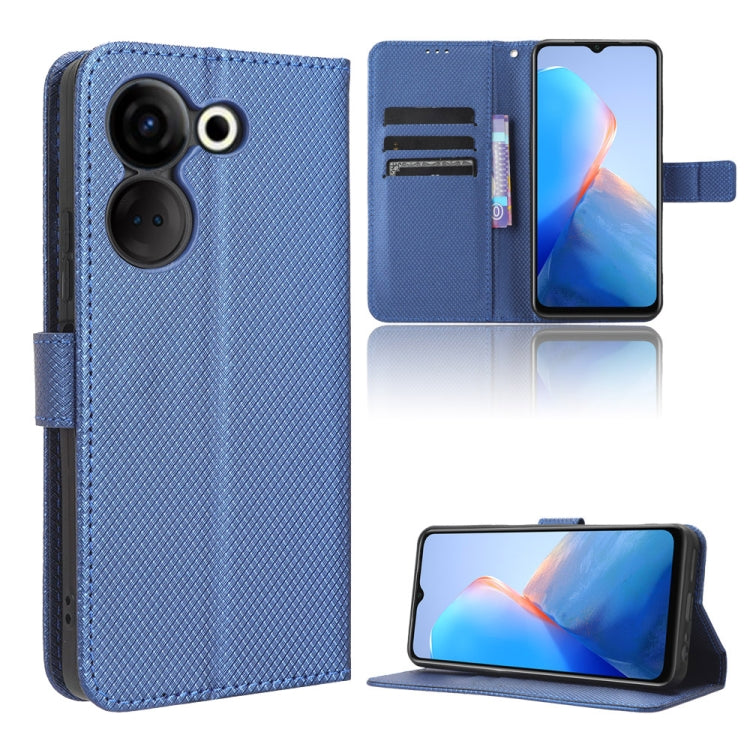 Custodia per telefono in pelle con trama a diamante, For Tecno Camon 20 Premier 5G, For Tecno Camon 20 Pro 5G, For Tecno Camon 20 Pro