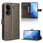Custodia per telefono in pelle con trama a diamante, For Tecno Camon 20 Premier 5G, For Tecno Camon 20 Pro 5G, For Tecno Camon 20 Pro