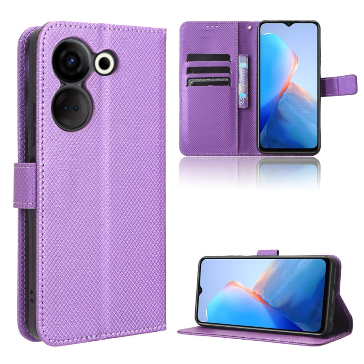 Custodia per telefono in pelle con trama a diamante, For Tecno Camon 20 Premier 5G, For Tecno Camon 20 Pro 5G, For Tecno Camon 20 Pro