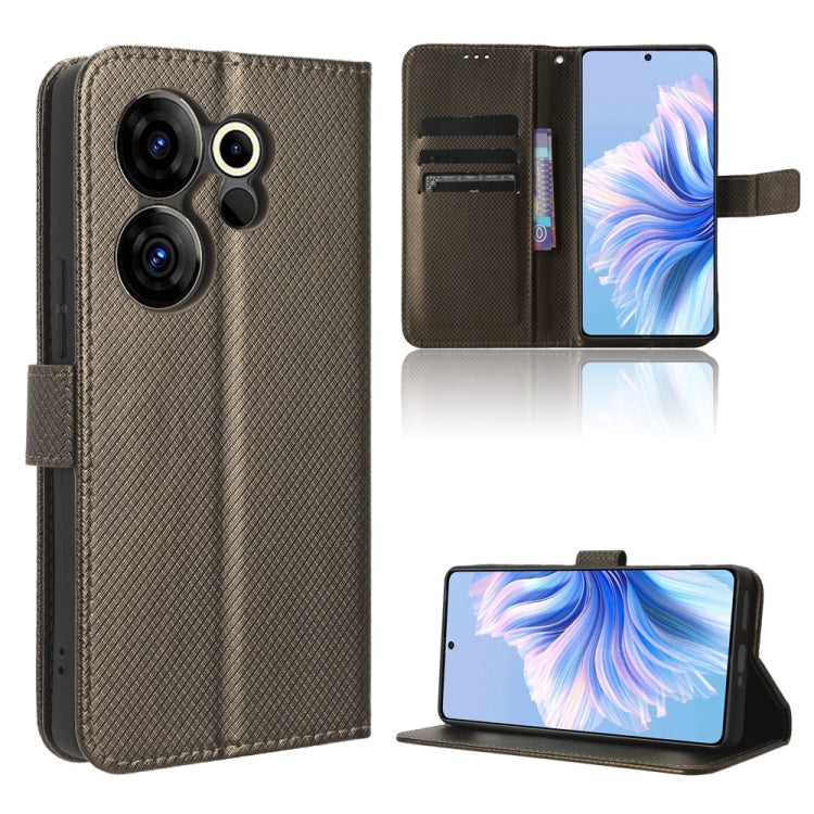 Custodia per telefono in pelle con trama a diamante, For Tecno Camon 20 Premier 5G, For Tecno Camon 20 Pro 5G, For Tecno Camon 20 Pro