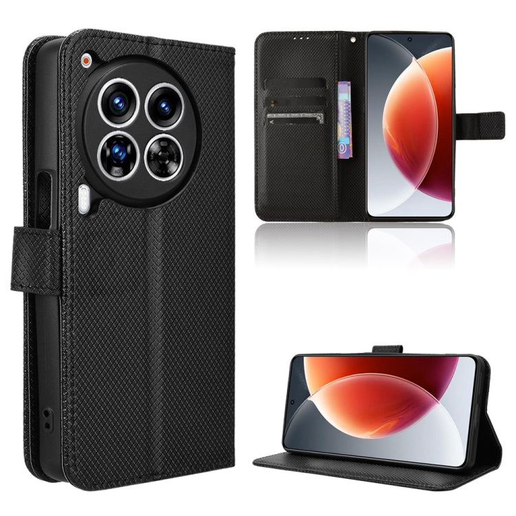 Custodia per telefono in pelle con trama a diamante, For Tecno Spark Go 1 / Pop 9 / Spark Go 2025, For Tecno Spark 30C 4G, For Tecno Spark 20 Pro 5G, For Tecno Camon 30 Premier 5G