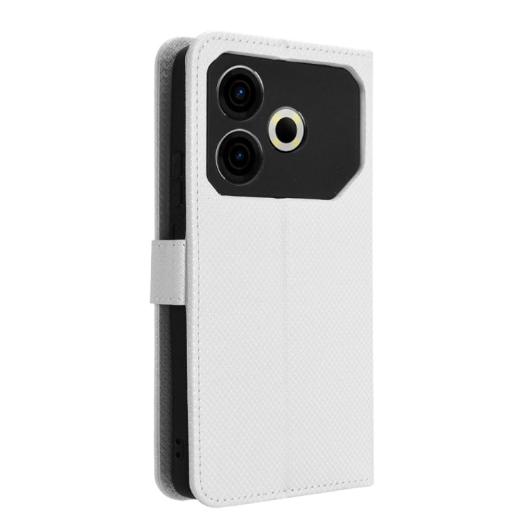 Custodia per telefono in pelle con trama a diamante, For Tecno Pova 6 Neo 4G, For Tecno Pova 6 4G, For Tecno Camon 30 Pro 5G, For Tecno Camon 30 5G / 4G