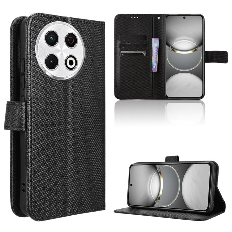 Custodia per telefono in pelle con trama a diamante, For Tecno Camon 30S 4G / 30S Pro 4G, For Tecno Pova 6 Neo 5G / Spark 30 5G, For Tecno Spark 30 Pro 4G, For Tecno Spark 30 4G