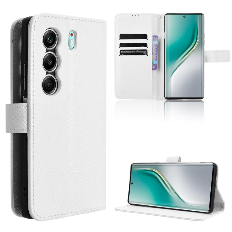 Custodia per telefono in pelle con trama a diamante, For Tecno Pova Curve 5G, For Tecno Camon 40 Pro 4G / 5G, For Tecno Camon 40 Premier 5G, For Tecno Camon 40 4G