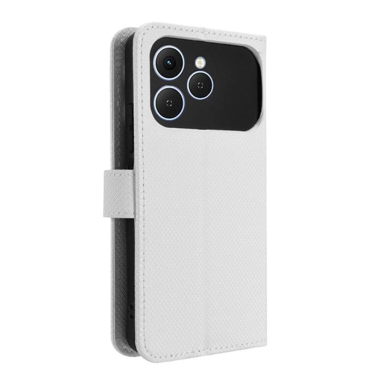 Custodia per telefono in pelle con trama a diamante, For Tecno Spark 40 4G, For Tecno Pova 7 Ultra 5G, For Tecno Pova 7 4G, For Tecno Spark Go 2 4G