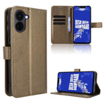 Custodia per telefono in pelle con trama a diamante, For Tecno Camon 50 4G, For Tenco Spark Go 3, For Tecno Spark Slim, For Tecno Spark 40C