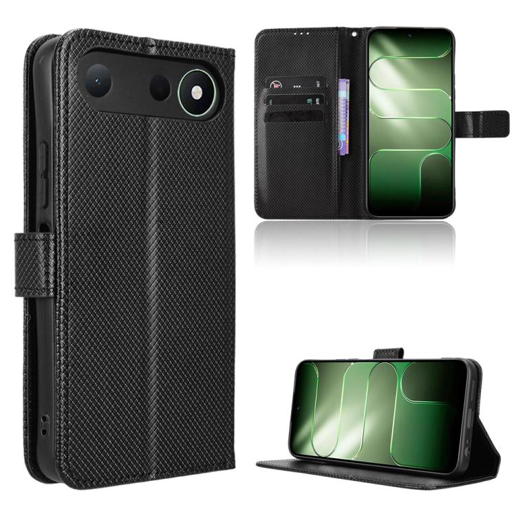 Custodia per telefono in pelle con trama a diamante, For Tecno Spark 50 5G, For Tecno Pova Curve 2 5G, For Tecno Spark 50 4G, For Tecno Camon 50 Pro 4G