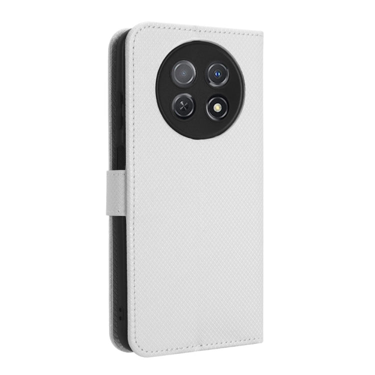 Custodia per telefono in pelle con trama a diamante, For Huawei Enjoy 60X