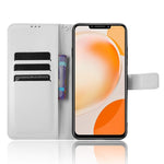 Custodia per telefono in pelle con trama a diamante, For Huawei Enjoy 60X