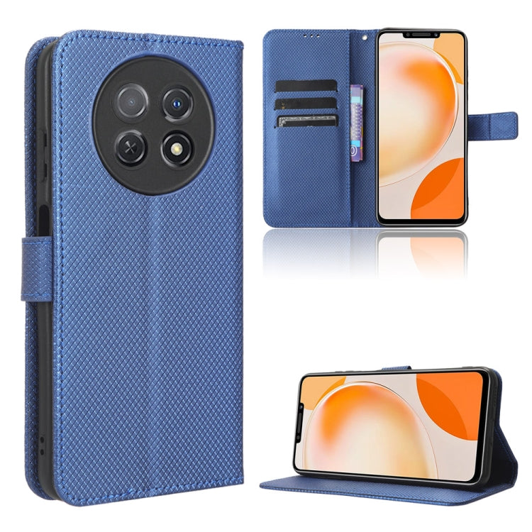 Custodia per telefono in pelle con trama a diamante, For Huawei Enjoy 60X