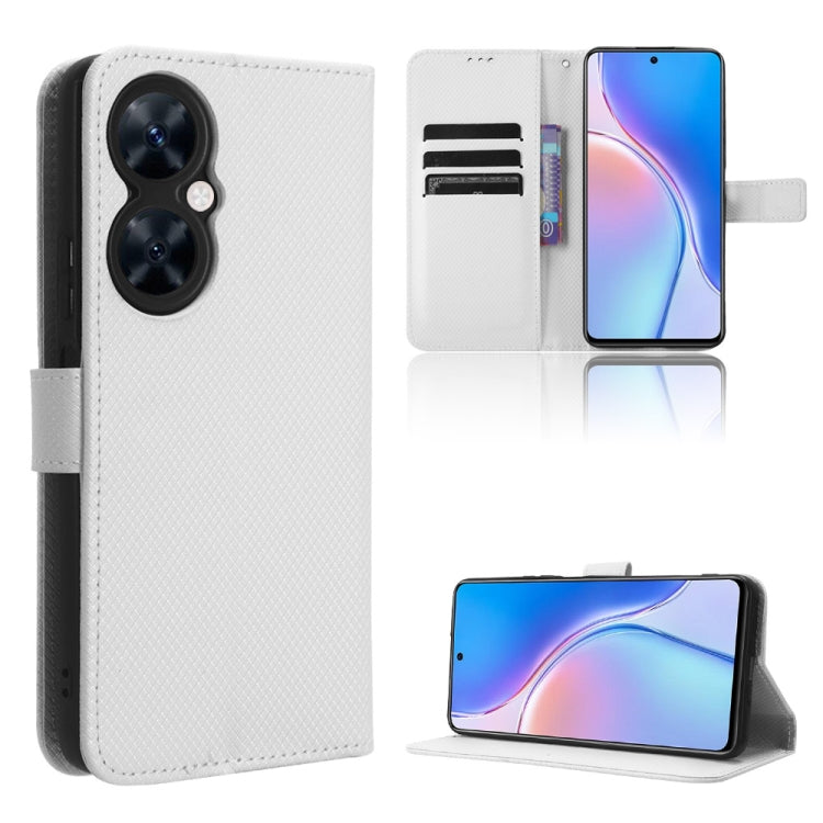 Custodia per telefono in pelle con trama a diamante, For Huawei nova 12, For Huawei Mate 60 5G, For Huawei Mate 60 Pro 5G, For Huawei Enjoy 60 Pro / nova 11i
