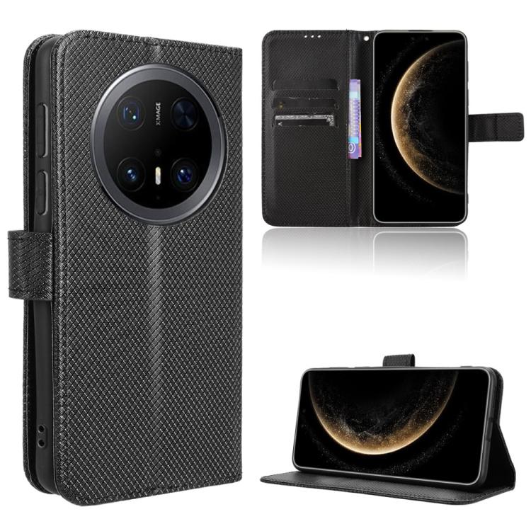 Custodia per telefono in pelle con trama a diamante, For Huawei nova 14 5G, For Huawei Enjoy 80 4G / nova Y73 4G, For Huawei Mate 70 Pro / 70 Pro+, For Huawei Mate 70