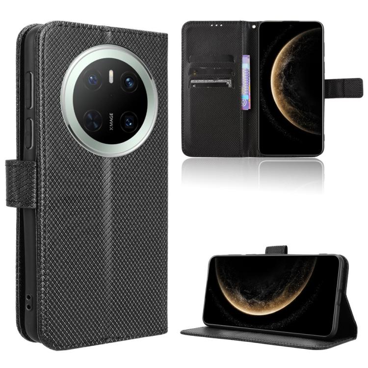 Custodia per telefono in pelle con trama a diamante, For Huawei nova 14 5G, For Huawei Enjoy 80 4G / nova Y73 4G, For Huawei Mate 70 Pro / 70 Pro+, For Huawei Mate 70