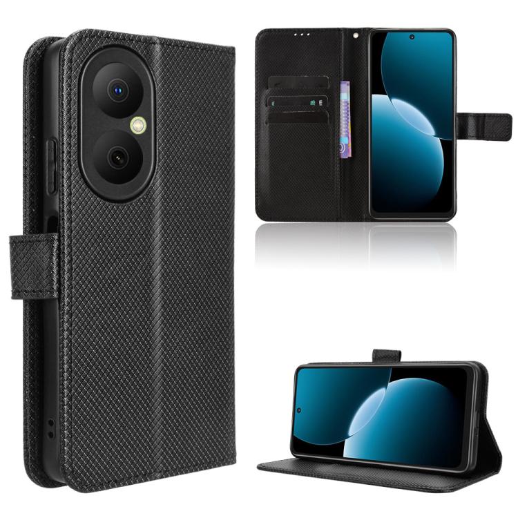 Custodia per telefono in pelle con trama a diamante, For Huawei nova 14 5G, For Huawei Enjoy 80 4G / nova Y73 4G, For Huawei Mate 70 Pro / 70 Pro+, For Huawei Mate 70