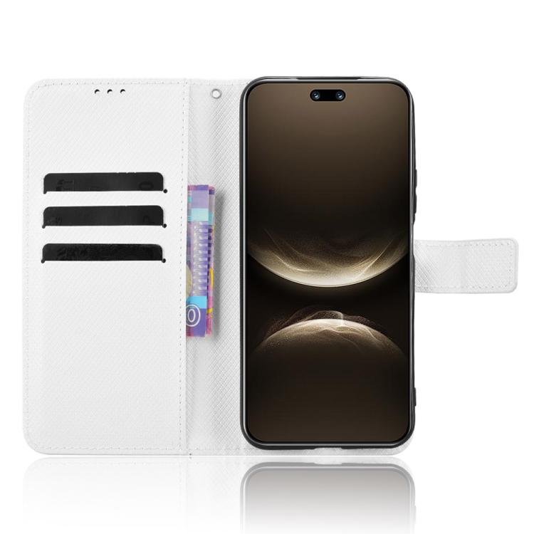 Custodia per telefono in pelle con trama a diamante, For Huawei nova 14 5G, For Huawei Enjoy 80 4G / nova Y73 4G, For Huawei Mate 70 Pro / 70 Pro+, For Huawei Mate 70