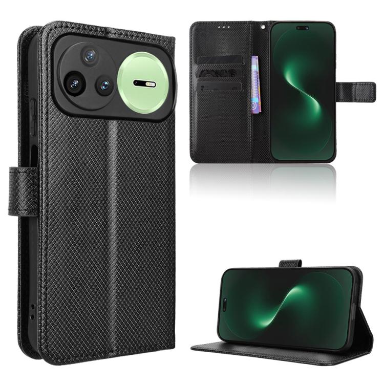 Custodia per telefono in pelle con trama a diamante, For Huawei nova 15 Pro / 15 Ultra, For Huawei Mate 80 Pro Max, For Huawei Mate 80 Pro / 80, For Huawei Pura 80 Ultra 5G
