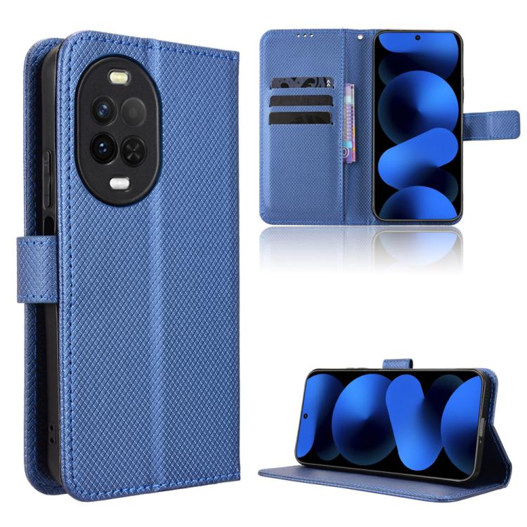 Custodia per telefono in pelle con trama a diamante, For Huawei nova Y74 4G / Enjoy 90 Plus 5G, For Huawei nova 16 Ultra / 16 Pro, For Huawei nova 16z 5G, For Huawei nova 16 5G