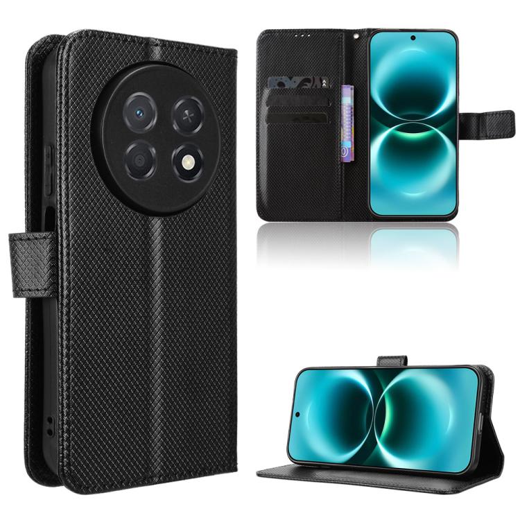 Custodia per telefono in pelle con trama a diamante, For Huawei Enjoy 90 Pro Max 5G / nova 15 Max, For Huawei Pura 90 Pro Max 5G, For Huawei Pura 90 Pro 5G, For Huawei Pura 90 5G