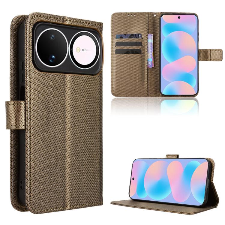 Custodia per telefono in pelle con trama a diamante, For Huawei nova Y74 4G / Enjoy 90 Plus 5G, For Huawei nova 16 Ultra / 16 Pro, For Huawei nova 16z 5G, For Huawei nova 16 5G