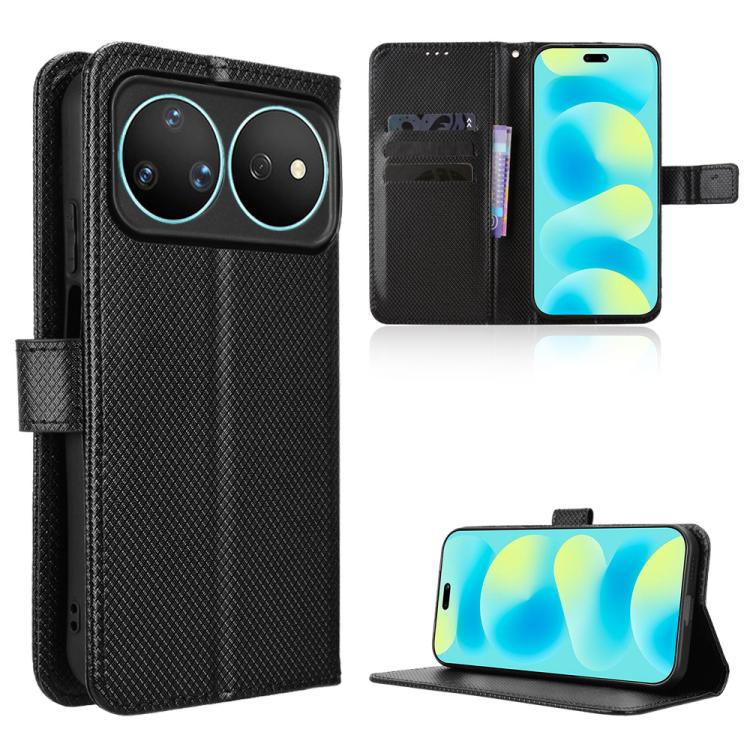 Custodia per telefono in pelle con trama a diamante, For Huawei nova Y74 4G / Enjoy 90 Plus 5G, For Huawei nova 16 Ultra / 16 Pro, For Huawei nova 16z 5G, For Huawei nova 16 5G