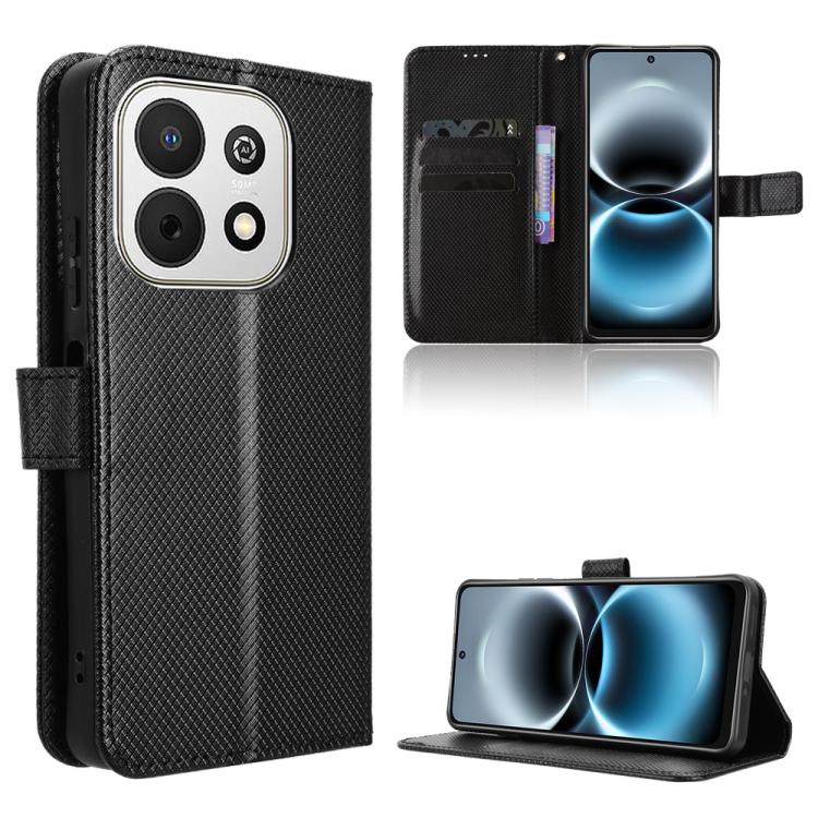 Custodia per telefono in pelle con trama a diamante, For Huawei nova Y74 4G / Enjoy 90 Plus 5G, For Huawei nova 16 Ultra / 16 Pro, For Huawei nova 16z 5G, For Huawei nova 16 5G