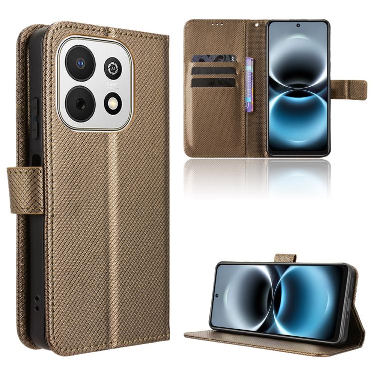 Custodia per telefono in pelle con trama a diamante, For Huawei nova Y74 4G / Enjoy 90 Plus 5G, For Huawei nova 16 Ultra / 16 Pro, For Huawei nova 16z 5G, For Huawei nova 16 5G
