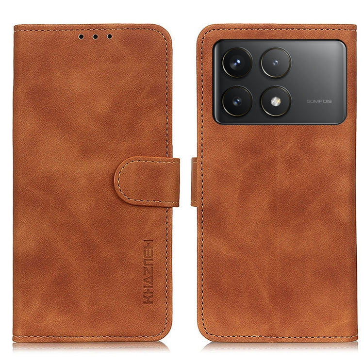 Custodia portafoglio in pelle per Xiaomi Poco F6 e Redmi Turbo 3
