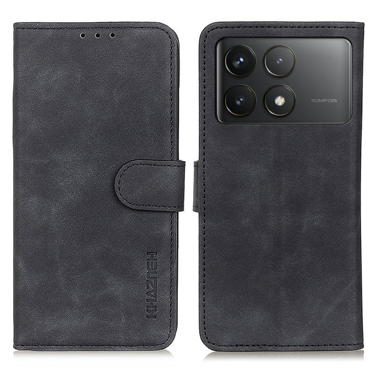 Custodia portafoglio in pelle per Xiaomi Poco F6 e Redmi Turbo 3