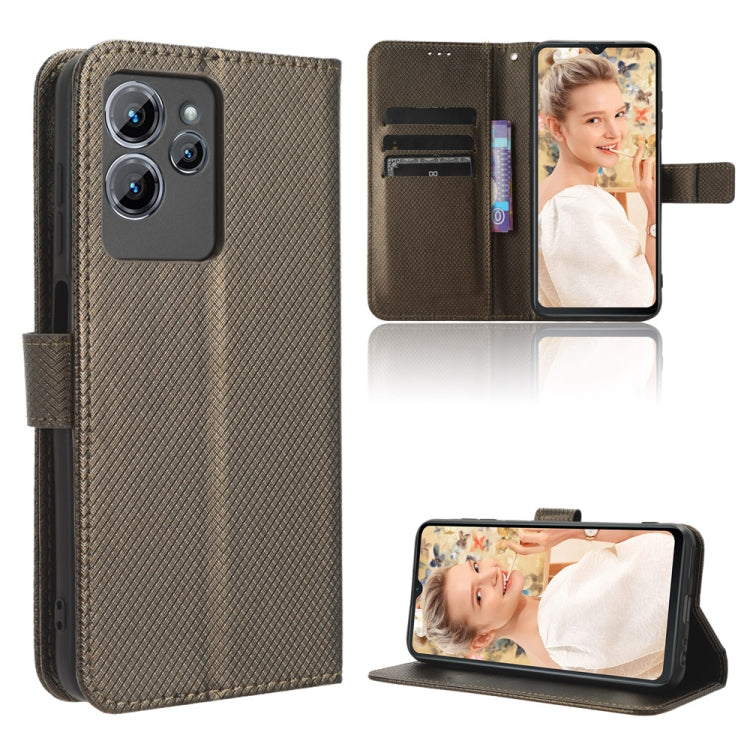 Custodia per telefono in pelle con trama a diamante, For Oukitel C38, For Oukitel C35 / C36, For Oukitel C33, For Oukitel C32