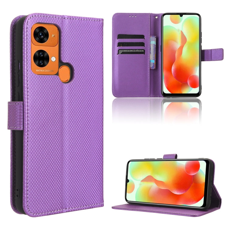 Custodia per telefono in pelle con trama a diamante, For Oukitel C38, For Oukitel C35 / C36, For Oukitel C33, For Oukitel C32