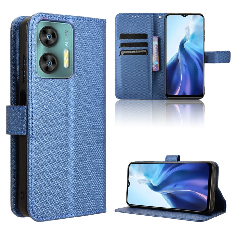 Custodia per telefono in pelle con trama a diamante, For Oukitel C38, For Oukitel C35 / C36, For Oukitel C33, For Oukitel C32