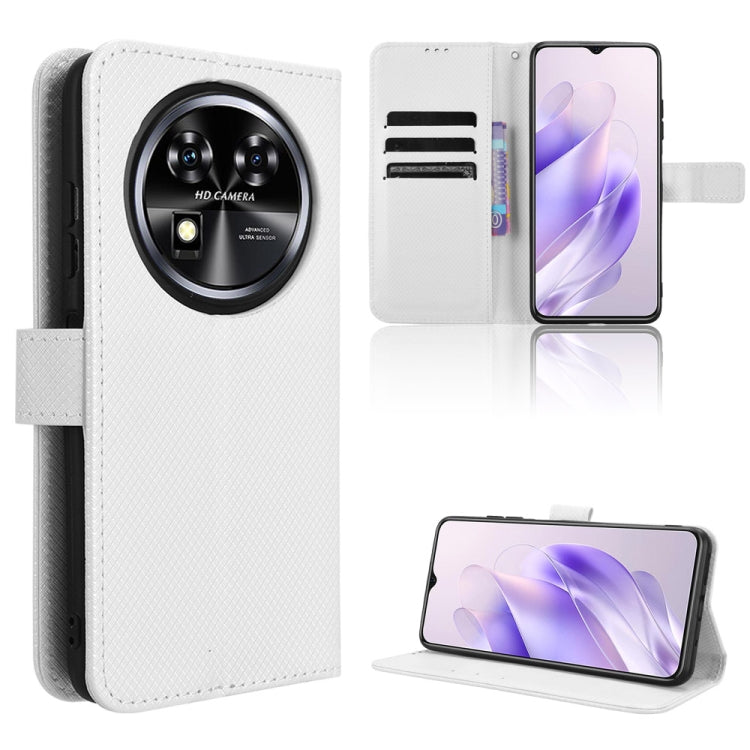 Custodia per telefono in pelle con trama a diamante, For Oukitel C53, For Oukitel C50, For Oukitel C37, For Oukitel C51