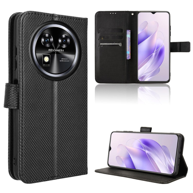 Custodia per telefono in pelle con trama a diamante, For Oukitel C53, For Oukitel C50, For Oukitel C37, For Oukitel C51